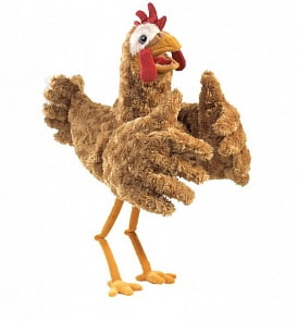 Мягкая игрушка - Курица, 56 см (Folkmanis, 2861)