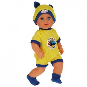 Пупс озвученный Синий Трактор 25 см пьет и писает 50 фраз и звуков песни из м/ф (Карапуз, Y25BB-DP-BT-RU)