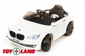 Электромобиль - BMW 5, белый, свет и звук (Toyland, G1188_белый)