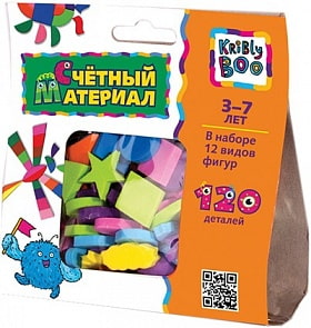 Магнитный конструктор – Счётный материал, 120 деталей (KRIBLY BOO, 47089)