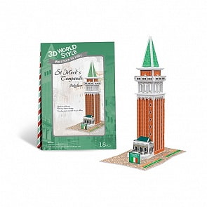 3D пазл Собор Святого Марка. Особенности Франции (CubicFun, W3116h)