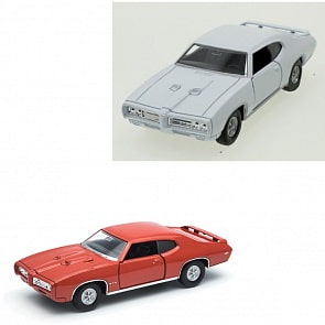 Модель винтажной машины - Pontiac GTO, 1:34-39 (Welly, 43714)