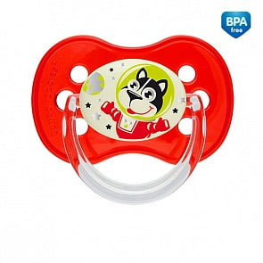 Пустышка силиконовая круглая - Космос, 6-18 месяцев (Canpol babies, 22/578)