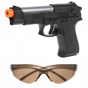 Полицейский набор оружия с пистолетом – На страже порядка, свет, звук (Играем вместе, 1810G128-R)