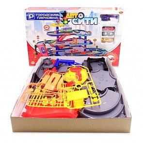 Парковка АвтоСити, 3-х уровневая, 61 деталь (ABtoys, PT-00861)