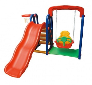 Комплекс игровой Жираф с качелями и горкой (Qiaoqiao, QQ14098-11)