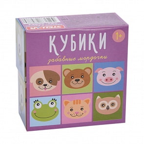 Кубики - Забавные мордочки (Stellar, 00864)