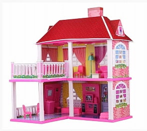 Двухэтажный дом для кукол - My Lovely Villa с мебелью (B72908)