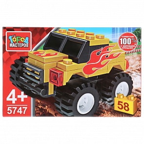 Конструктор из серии Ралли: джип, 58 деталей (Город мастеров, 5747-BY)