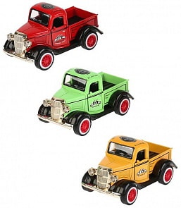 Инерционная машина - Ретроавто, 12 см, свет-звук (Технопарк, 1586689-R) (ассортимент)