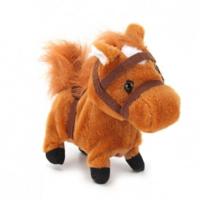 Интерактивный пони "My Friends" Барти, 17 см., музыкальный, 5 функций, ходит (Играем Вместе, HTH412Bsim)