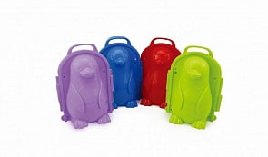 Формочка для лепки снежков - Пингвин, 22 х 16 х 12 см., разные цвета (1toy, Т13987) (ассортимент)