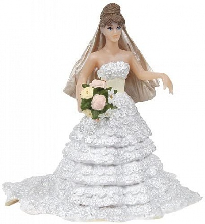 Фигурка Невеста в кружевном платье 