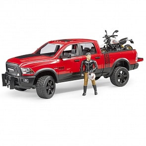 Внедорожник Ram с мотоциклом Ducati (Bruder, 02-502)