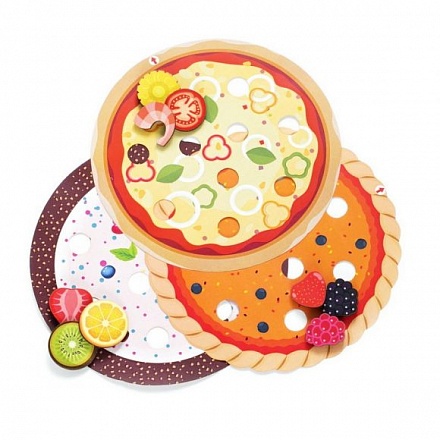 Развивающая игрушка - Юный кондитер: пицца, пирог, торт 