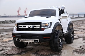 Электромобиль – Ford Ranger, белый, свет и звук (Toyland, BBH 1388 Б)