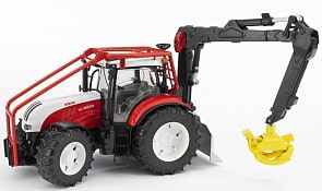 Трактор Bruder Steyr CVT 6230 лесной с манипулятором (Bruder, 03-092)