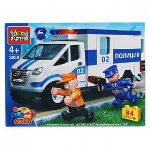 Конструктор Полицейская машина (Город мастеров, 3039-KK)