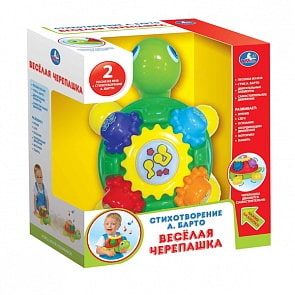 Веселая черепашка со стихами А. Барто, свет и звук, песни (Умка, B1142191-Rsim)