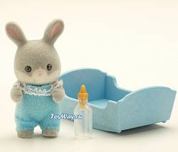 Sylvanian Families - Малыш Серый Кролик (Sylvanian Families, 5064st)  - миниатюра
