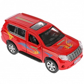 Металлическая инерционная модель – Toyota Prado Спорт, 12 см (Технопарк, PRADO-S)