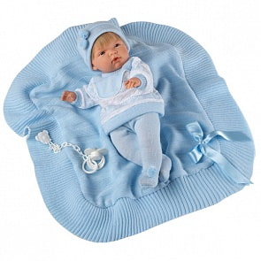 Интерактивная кукла с одеяльцем - Мигуэль (Llorens Juan, S.L., L 38925)