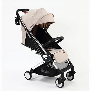 Прогулочная коляска Nuovita Anima, Бежевый, Серебряный (Nuovita, NUO_8808)