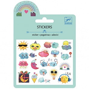 Наклейки - Погода (Djeco, 09770k)