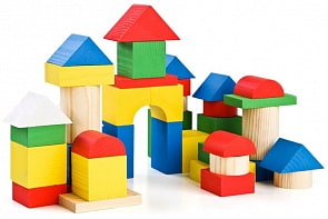 Конструктор - Цветной, 43 детали (Томик, 6678-43 ТОМИКsim)