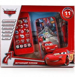 Обучающий телефон Дисней Тачки  (Умка, 82046-R1sim)