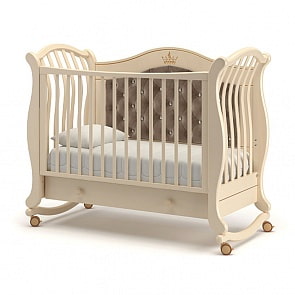 Кровать детская Гандылян К-2002-31 Габриэлла Люкс Плюс, слоновая кость (Gandylyan, GAN-K-2002-31_слоновая кость)