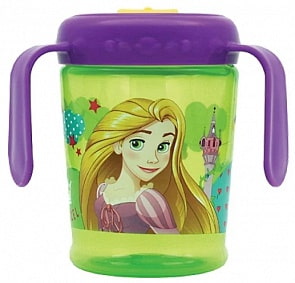 Поильник Принцессы со складным носиком и ручками - Рапунцель (Lubby, 15034/144/12_Рапунцель)