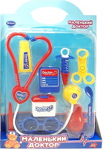Игровой набор доктора на 10 предметов серии Маленький доктор (RINZO, pt-00131)