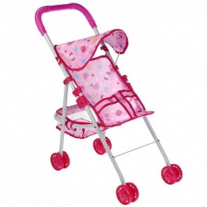Коляска-книжка Карапуз металлическая с корзиной (Карапуз, SO-6611-C1)