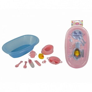 Ванночка и аксессуары для купания кукол (Simba, 5565655)