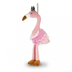 Мягкая игрушка – Фламинго в юбочке и короне, 26 см (Maxitoys Luxury, MT-MRT081908-26)