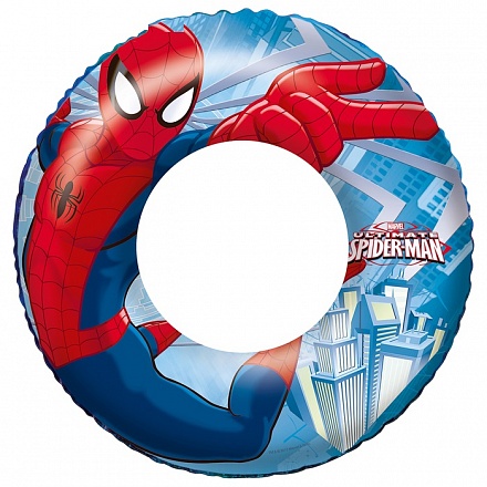 Надувной круг 56 см. из серии Spider-Man, от 3-6 лет 