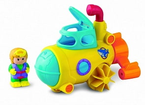 Заводная игрушка для купания Водный транспорт - Субмарина (Hap-p-Kid, 3953)