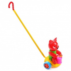 Каталка - Кот с барабаном (Madёx toys, П-0374)