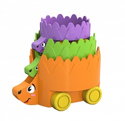 Набор игрушек на колёсах Ёжики (Нордпласт, Н-480558) - миниатюра