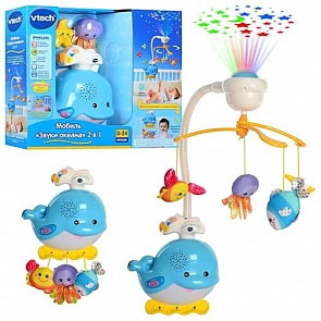 Мобиль – Звуки океана, свет и звук (VTech, 80-136026) Мобиль – Звуки океана, свет и звук (VTech, 80-136026)