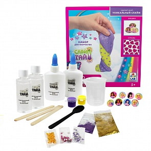 Набор из серии Слайм тайм – Барби, с кристаллами, стразами и жетонами (1toy, Т14296)