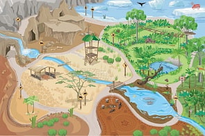 Игровой коврик - Сафари (Le Toy Van, tv433)