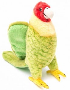 Мягкая игрушка – Каролинский попугай, 17 см (Hansa, 5135)