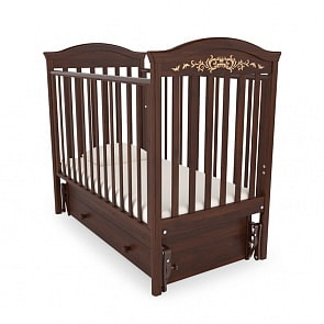 Кровать детская Гандылян К-2002-29м Даниэль Люкс маятник универсальный, орех (Gandylyan, GAN-К-2002-29м_орех)