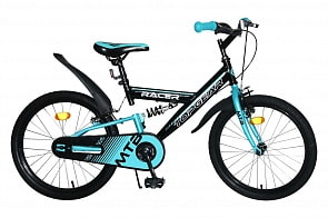 Велосипед детский Racer, колеса 20 дюймов, задний амортизатор, 1 скорость, ножной тормоз, гибрид (Topgear, ВН20199)