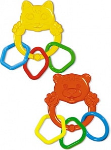 Прорезыватель Котенок или Медвежонок (Stellar, 01570) (ассортимент)