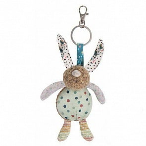 Игрушка-брелок – Кролик с замочком, 12 см (Moulin Roty, 665001)