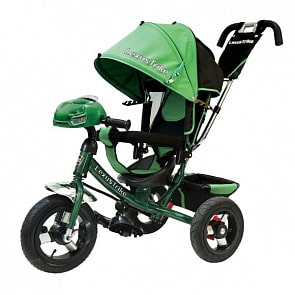 Трехколесный велосипед - Lexus Trike, колеса 12" и 10", зеленый, свет и звук (Lexus Trike, 950M4-N1210-GREENsim)