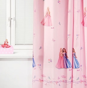 Портьера детская - Барби Исландия, розовый (ТАС, GS0006)